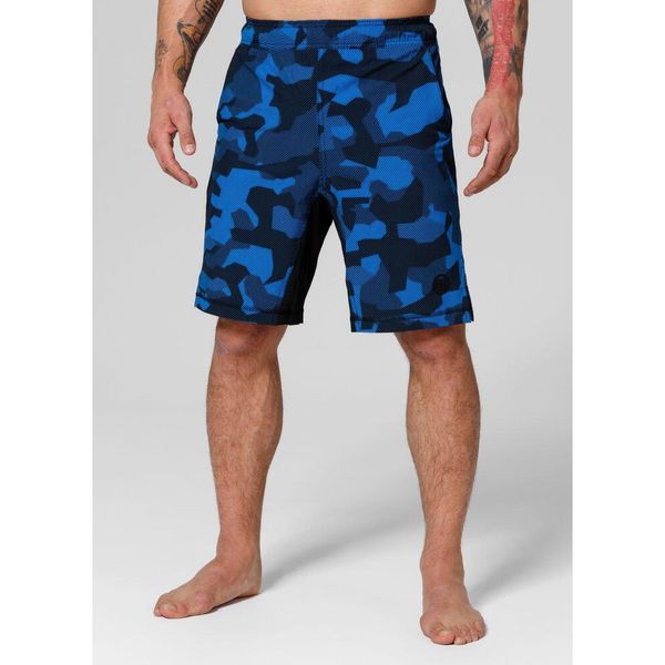 Spodenki męskie Pitbull sportowe Performance Pro plus Dillard. Niebieskie szorty sportowe męskie PITBULL, bez wzorów, sportowe. Za 119.90 zł.