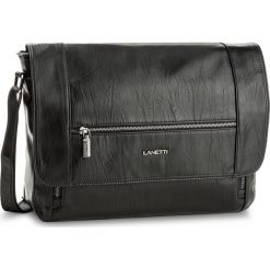Torba na laptopa LANETTI - RM0409 Czarny. Czarne torby na laptopa męskie Lanetti, ze skóry ekologicznej. Za 139.99 zł.