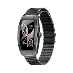 Smartwatch Kumi K18 Svarovski czarny. Czarne smartbandy Kumi. Za 178.99 zł.
