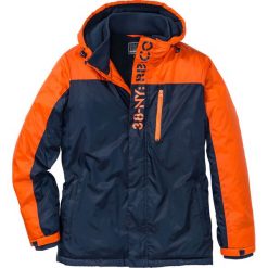 Kurtka outdoorowa Regular Fit bonprix ciemnoniebiesko-ciemnopomarańczowy. Kurtki męskie marki bonprix. Za 124.99 zł.