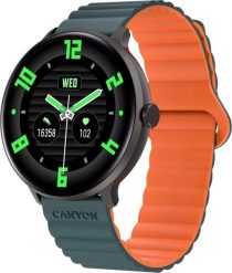 Canyon smartwatch Jacky SW-69, green/orange. Pomarańczowe zegarki smartwatch Canyon. Za 279.98 zł.