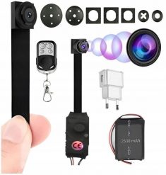 Mini Kamera Szpiegowska Full HD z Pilotem. Kamery cyfrowe IneoTronic. Za 467.49 zł.
