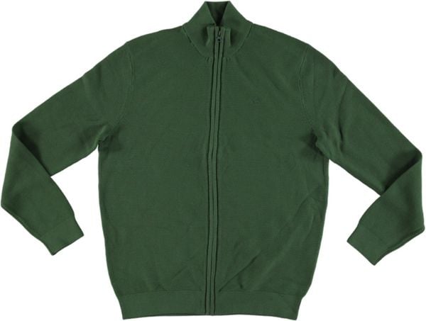 Mustang Style Escondido Dark Ivy 1016302 6326 MĘSKI SWETER. Kardigany męskie Mustang, bez wzorów, bez kołnierzyka, bez ramiączek. Za 189.99 zł.