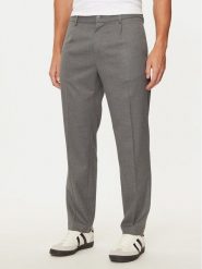 Sisley Spodnie materiałowe 470USF04N Szary Slim Fit. Szare spodnie na co dzień męskie Sisley, bez wzorów, z materiału. Za 189.99 zł.