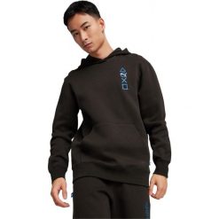 Bluza z kapturem Puma X Playstation Graphic Hoodie, Mężczyźni. Czarne bluzy nierozpinane męskie Puma, l, bez wzorów, z bawełny, bez ramiączek, z kapturem. Za 390.00 zł.