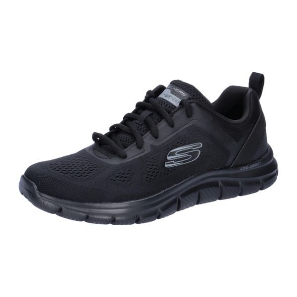 Buty do biegania męskie Skechers 232698BBK. Czarne buty do biegania męskie Skechers, bez wzorów, z materiału, bez zapięcia, do biegania. Za 364.00 zł.
