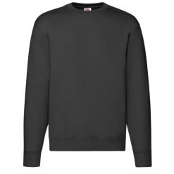 Męska Bluza Rozpinana Premium. Czarne bluzy rozpinane męskie Fruit of the Loom, l, bez wzorów, bez ramiączek, bez kaptura. Za 89.99 zł.