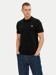 Moose Knuckles Polo Everett M34MT712 Czarny Slim Fit. Czarne koszulki polo męskie Moose Knuckles, m, bez wzorów, z bawełny, bez kołnierzyka, bez ramiączek. Za 359.99 zł.