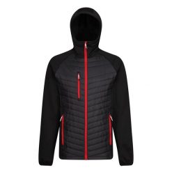 Męska Pikowana Kurtka Hybrydowa Navigate. Czarne kurtki męskie Regatta, m, bez wzorów, z puchu, sportowe, bez ramiączek, bez kaptura. Za 249.99 zł.