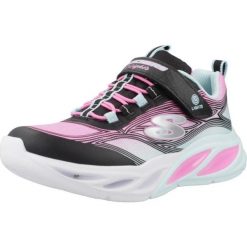 Tenisówki Skechers Model Cosmic Glow Kolor Czarny. Czarne trampki męskie Skechers, bez wzorów, z materiału, sportowe, bez zapięcia. Za 214.00 zł.