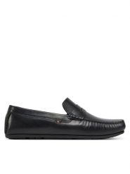 Tommy Hilfiger Mokasyny Corpoarte Hilfiger Lth Driver FM0FM04810 Czarny. Czarne mokasyny męskie Tommy Hilfiger, ze skóry, bez zapięcia. Za 489.99 zł.
