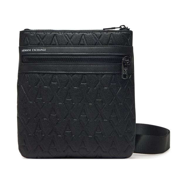 Saszetka Armani Exchange. Czarne saszetki męskie Armani Exchange, bez wzorów, małe. Za 339.99 zł.