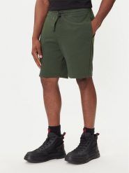HUGO Szorty sportowe Dayono 50530696 Zielony Relaxed Fit. Zielone szorty sportowe męskie Hugo, bez wzorów, z bawełny, sportowe. Za 249.99 zł.