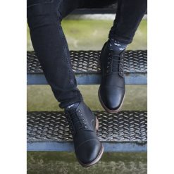 Czarne Botki Retrofuture. Sztyblety męskie Born2be. Za 129.99 zł.
