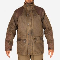 Kurtka myśliwska Fox Game. Kurtki outdoor męskie LIGNE VERNEY CARRON, xl, bez wzorów, z bawełny, bez kaptura, outdoorowe. W wyprzedaży za 399.99 zł.