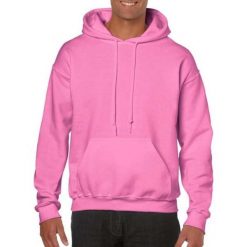 Bluza Z Kapturem Dla Dorosłych Unisex Heavy Blend. Fioletowe bluzy nierozpinane męskie GILDAN, m, bez wzorów, bez ramiączek, z kapturem. Za 73.99 zł.