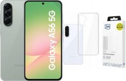 Smartfon Samsung Galaxy A56 5G 8/128GB Zielony (SM-A566BZGAEUE) + Etui Clear Case. Zielone smartfony SAMSUNG. Za 1,342.00 zł.