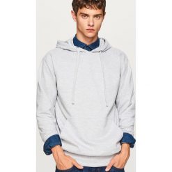 Bluza kangurka z kapturem - Jasny szar. Bluzy nierozpinane męskie marki Reserved. W wyprzedaży za 59.99 zł.