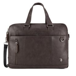 Torba na laptopa U.S. Polo Assn. Brązowe torby na laptopa męskie U.S. Polo Assn., bez wzorów, małe. Za 489.99 zł.