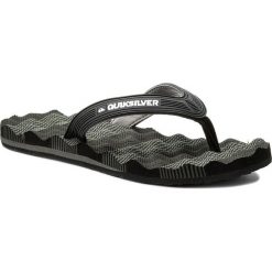Japonki QUIKSILVER - AQYL100637 XKSK. Czarne klapki i japonki męskie Quiksilver, z materiału. W wyprzedaży za 119.00 zł.