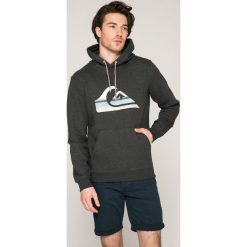 Quiksilver - Bluza. Czarne bluzy nierozpinane męskie Quiksilver, z nadrukiem, z bawełny. W wyprzedaży za 179.90 zł.