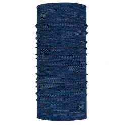 Chusta sportowa unisex Buff® Dryflx R_Blue wielofunkcyjna z odblaskami. Niebieskie szaliki męskie Buff, bez wzorów, sportowe. Za 128.00 zł.