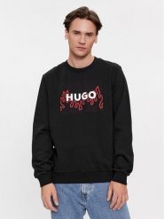 Hugo Bluza Duragol 50506990 Czarny Regular Fit. Czarne bluzy nierozpinane męskie Hugo, m, bez wzorów, z bawełny, bez ramiączek, bez kaptura. Za 279.99 zł.