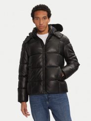 Guess Kurtka zimowa M4BL33 WGJB0 Czarny Regular Fit. Czarne kurtki męskie Guess, na zimę, m, z aplikacjami, z syntetyku, bez ramiączek, bez kaptura. Za 799.99 zł.
