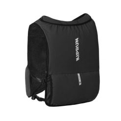 Plecak do biegania w terenie unisex Kiprun 500 8 litrów z bukłakiem 1 l. Czarne plecaki męskie KIPRUN, bez wzorów. Za 199.96 zł.