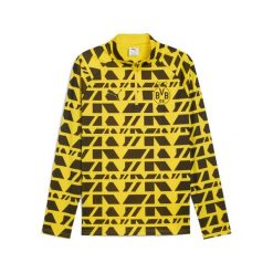 Męska bluza przedmeczowa z zamkiem 1/4 Borussia Dortmund PUMA. Czarne bluzy bez kaptura męskie Puma, m, bez wzorów, bez kaptura. Za 339.00 zł.