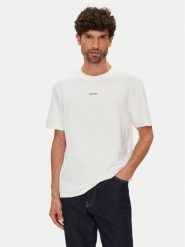 Calvin Klein Polo LV04LC241G Biały Regular Fit. Białe koszulki polo męskie Calvin Klein, m, bez wzorów, z bawełny, bez kołnierzyka, bez ramiączek. Za 169.99 zł.