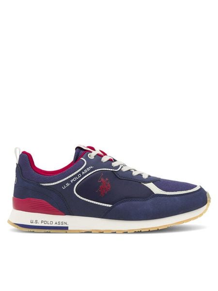 U.S. Polo Assn. Sneakersy TABRY007 Granatowy. Niebieskie buty sportowe na co dzień męskie U.S. Polo Assn., m, bez wzorów, z materiału, bez ramiączek, bez kaptura. Za 215.99 zł.