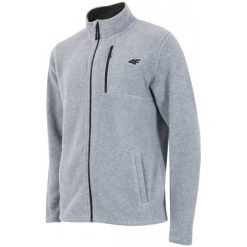 4F Bluza Męska H4Z17 plm001 Jasny Szary Melanż S. Bluzy bez kaptura męskie marki 4f. W wyprzedaży za 89.00 zł.