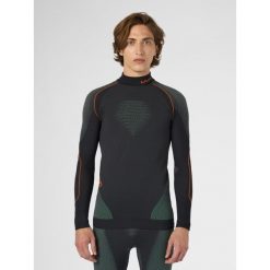 Evolutyon Turtleneck Thermal Jersey. Czarne bielizna termoaktywna męska UYN, m, bez wzorów, z jersey, bez ramiączek, narciarskie. W wyprzedaży za 357.80 zł.