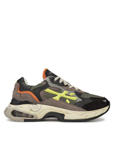 Premiata Sneakersy SHARKY VAR 399 Szary. Szare buty sportowe na co dzień męskie Premiata, m, bez wzorów, ze skóry, bez ramiączek, bez kaptura. Za 1,249.00 zł.
