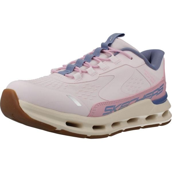 Buty SKECHERS GLIDE STEP VISTA LANE Rose. Czerwone buty trekkingowe męskie Skechers, bez wzorów, z tkaniny, bez zapięcia, trekkingowe, skechers sport. Za 283.99 zł.