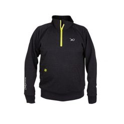 Bluza Męska Wędkarska Matrix Minimal Sweater Marl+Lime. Czarne bluzy nierozpinane męskie FISH MATRIX, m, bez wzorów, sportowe, bez ramiączek, bez kaptura. Za 208.99 zł.