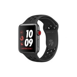 SmartWatch APPLE Watch Nike+ Series 3 GPS+Cellular Koperta 38 mm z aluminium w kolorze gwiezdnej szarości z paskiem sportowym Nike w kolorze antracytu. Zegarki smartwatch Apple. Za 1,299.00 zł.