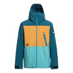 Kurtka snowboardowa męska Quiksilver Sycamore. Niebieskie kurtki narciarskie i snowboardowe męskie Quiksilver, na zimę, m, bez wzorów, bez kaptura, narciarskie. Za 649.99 zł.