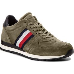 Sneakersy TOMMY HILFIGER - Luxury Suede Runner FM0FM01815 Dusty Olive 011. Buty sportowe na co dzień męskie marki Tommy Hilfiger. W wyprzedaży za 359.00 zł.