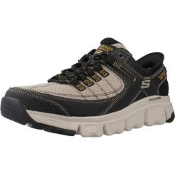 Buty Mężczyzna Skechers Summits At czarny. Brązowe buty sportowe na co dzień męskie Skechers, m, bez wzorów, bez ramiączek, bez kaptura. Za 382.70 zł.