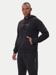 Tommy Hilfiger Bluza UM0UM03665 Czarny Regular Fit. Czarne bluzy nierozpinane męskie Tommy Hilfiger, m, bez wzorów, z bawełny, bez ramiączek, bez kaptura. Za 309.99 zł.