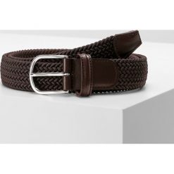 Anderson's STRECH BELT Pasek pleciony brown. Brązowe paski męskie Anderson's, w paski, z materiału. Za 379.00 zł.