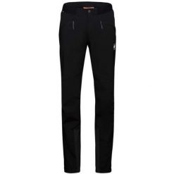 Spodnie skiturowe męskie Mammut Aenergy SO Hybrid. Czarne spodnie narciarskie i snowboardowe męskie Mammut, bez wzorów, narciarskie. Za 895.25 zł.