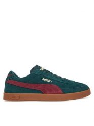Puma Sneakersy Club II Era Suede 400717 12 Zielony. Zielone buty sportowe na co dzień męskie Puma, m, bez wzorów, ze skóry, bez ramiączek, bez kaptura. Za 219.99 zł.
