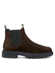 Geox Sztyblety U Spherica Ec7 U46FRA 00022 C6006 Brązowy. Brązowe sztyblety męskie Geox, ze skóry, bez obcasa, bez zapięcia. Za 539.99 zł.