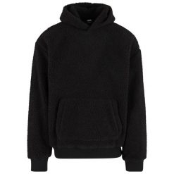 Oversized bluza z kapturem Urban Classics. Czarne bluzy nierozpinane męskie Urban Classics, m, bez wzorów, z materiału, bez ramiączek, z kapturem. Za 252.00 zł.