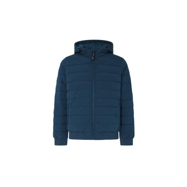 Kurtka puchowa Pepe Jeans Tomek. Białe kurtki męskie Pepe Jeans, m, bez wzorów, z jeansu, bez ramiączek, bez kaptura. Za 685.95 zł.