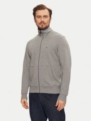 Tommy Hilfiger Bluza Essential MW0MW38084 Szary Regular Fit. Szare bluzy rozpinane męskie Tommy Hilfiger, l, bez wzorów, z bawełny, bez ramiączek, bez kaptura. Za 369.99 zł.