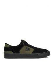 DC Tenisówki CEO-AW257501 Czarny. Czarne trampki męskie DC, bez wzorów, ze skóry, bez zapięcia. Za 249.99 zł.